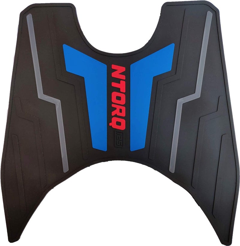 Yashinika Ntorq Blue Floor Mat Anti Skid Washable Scooter/Scooty Mat Two Wheeler Floor/Foot Mat Compatible for Ntorq 125 (1 PC, Blue) - Image 2