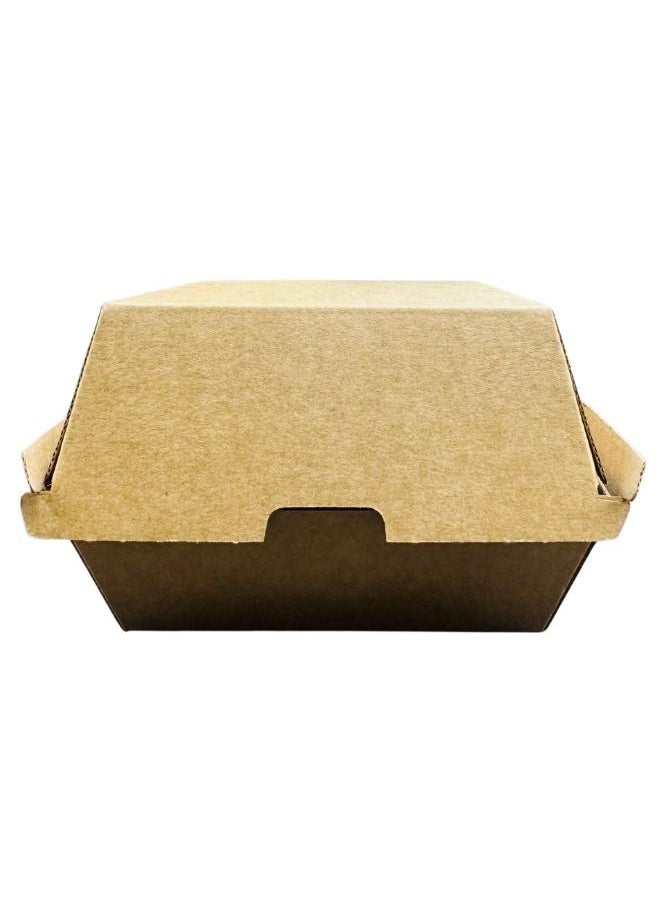 YASHTECH Compostable and Eco-friendly Kraft Burger Box Small 250 Pcs  - Image 1