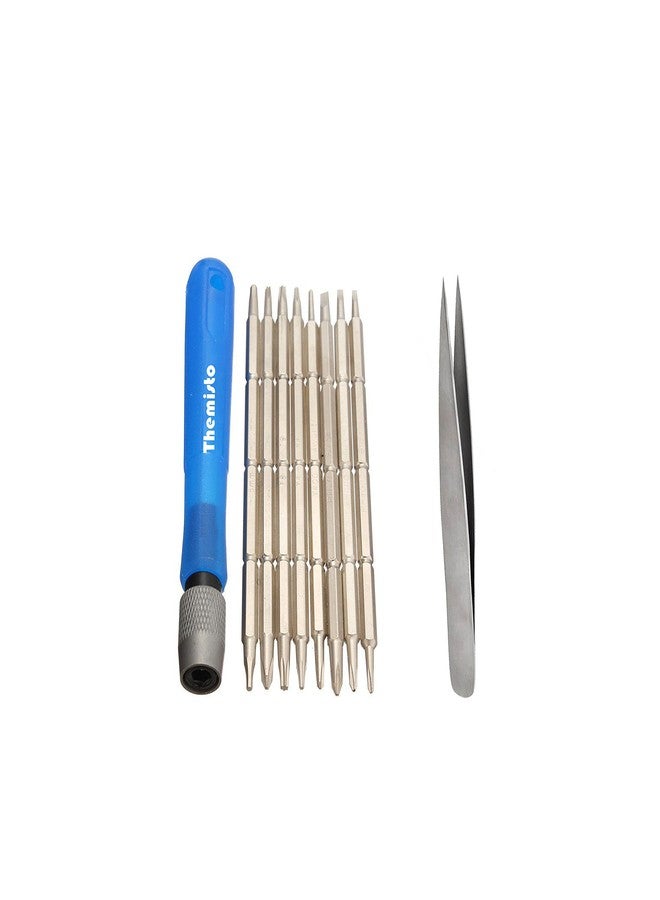 Themisto 9 IN 1 Screwdriver Tool Kit for Repairing Mobiles, PDA, Laptop with Screwheads and Tweezer - Image 2