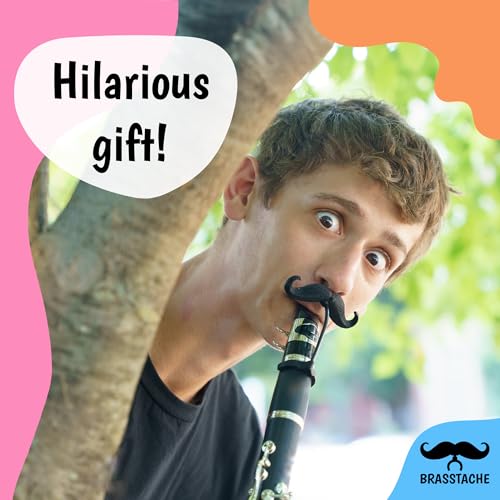 Brasstache Clarinet-stache - Clip-on mustache for Clarinet - Image 2