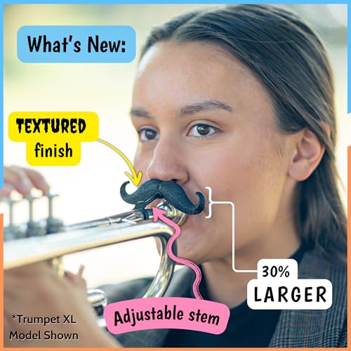 Brasstache Clarinet-stache - Clip-on mustache for Clarinet - Image 4