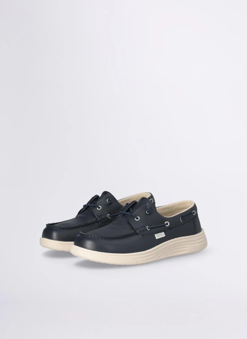 ليو جو حذاء لوفر من الجلد