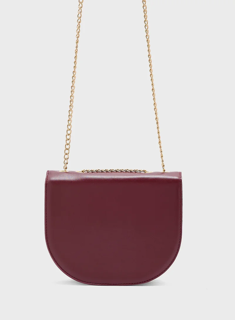 ايلا Metal Trim Crossbody