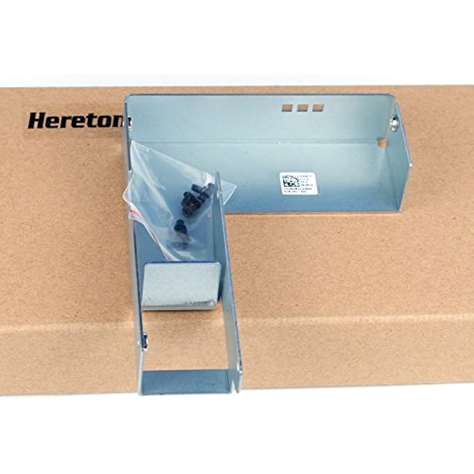 Heretom 3.5" 9W8C4 Y004G SSD ADAPTER BRACKET COMPATIBLE FOR DELL 3.5" F238F G302D X968D R710 R510 R410 R310 T710 T410 T310 TSAS SATA HARD DRIVE CADDY TRAY ENCLOSURE WITH SCREWS - Image 3