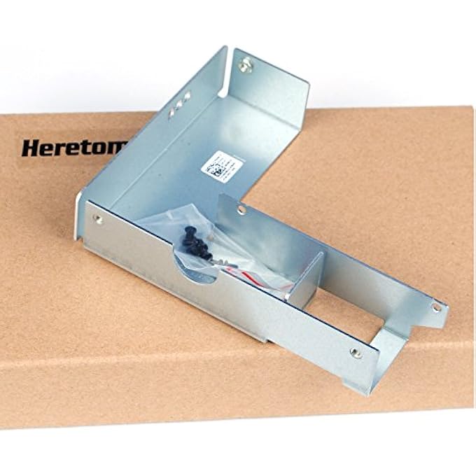 Heretom 3.5" 9W8C4 Y004G SSD ADAPTER BRACKET COMPATIBLE FOR DELL 3.5" F238F G302D X968D R710 R510 R410 R310 T710 T410 T310 TSAS SATA HARD DRIVE CADDY TRAY ENCLOSURE WITH SCREWS - Image 2