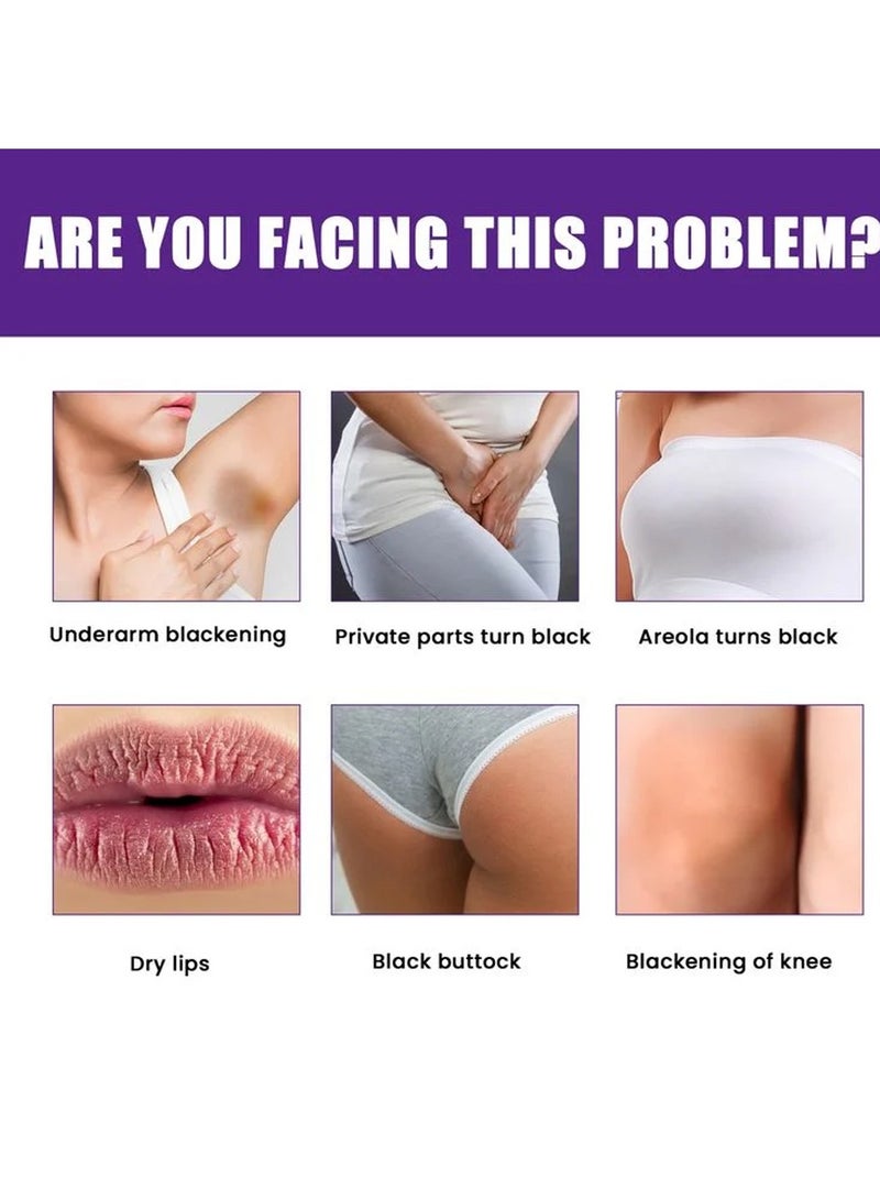EELHOE جل تبييض الإبط، تبييض الشفاه، كريم العناية بالبشرة الوردية - Image 2