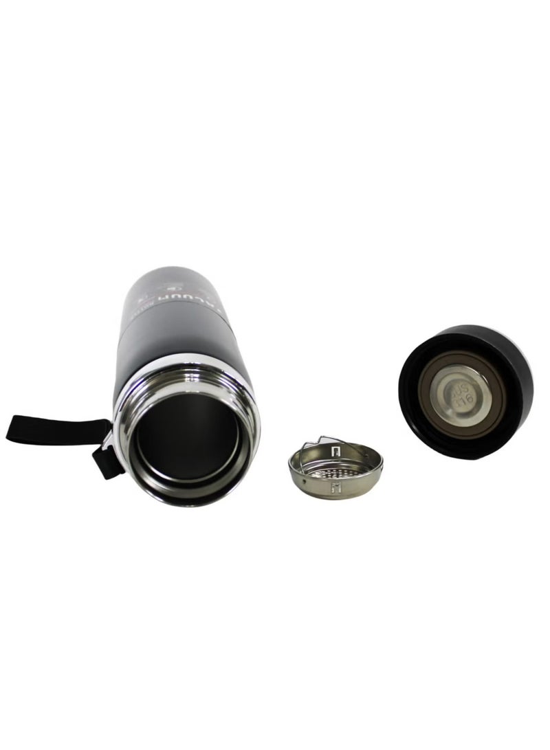 دينكس كوب سفر من الفولاذ المقاوم للصدأ DENX بسعة 800 مل مع وقت احتفاظ بالمشروبات الباردة والساخنة لأكثر من 12 ساعة يستخدم ككوب قهوة وزجاجة ماء وكوب حراري - Image 2