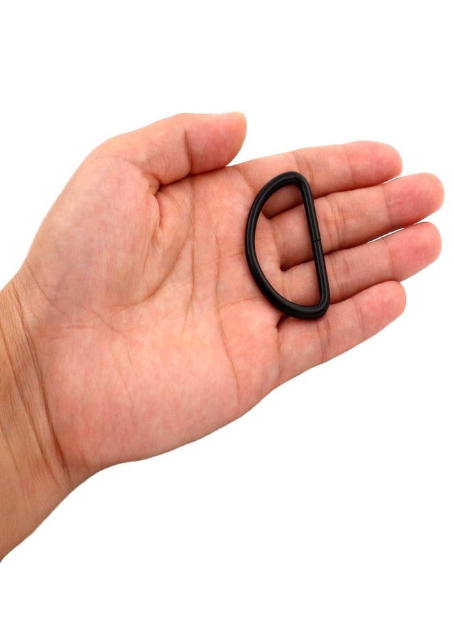 BIKICOCO Metal D-Rings Buckle, 1-1/2 Inch Non-Welded for Webbing Sewing DIY - Black - Pack of 20 - Image 3