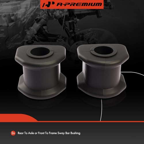 A-Premium مجموعة بوشات قضيب التوازن A-Premium 2 x أمامي إلى الإطار أو خلفي إلى المحور، متوافقة مع فورد موستانج 2007-2011، تاوروس 1986-1999، ويندستار 1995-2003 ولينكولن كونتيننتال 1990-2002 وميركوري سابل - Image 3