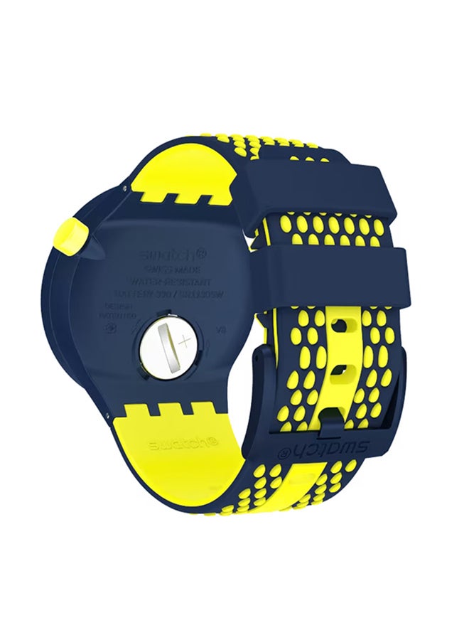 Swatch ساعة يونيكس بلاستيكية كوارتز BBNEON - Image 3