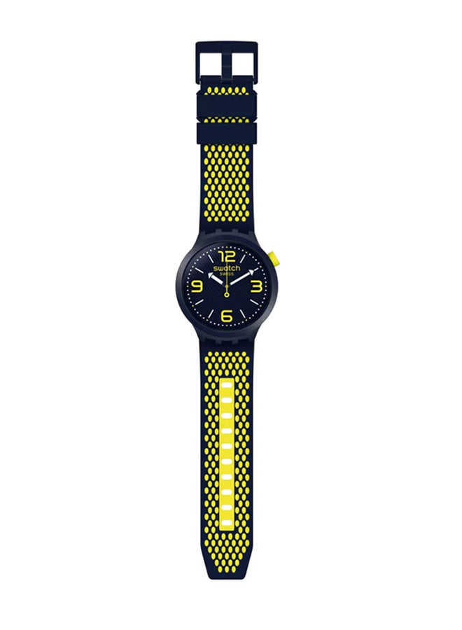 Swatch ساعة يونيكس بلاستيكية كوارتز BBNEON - Image 2