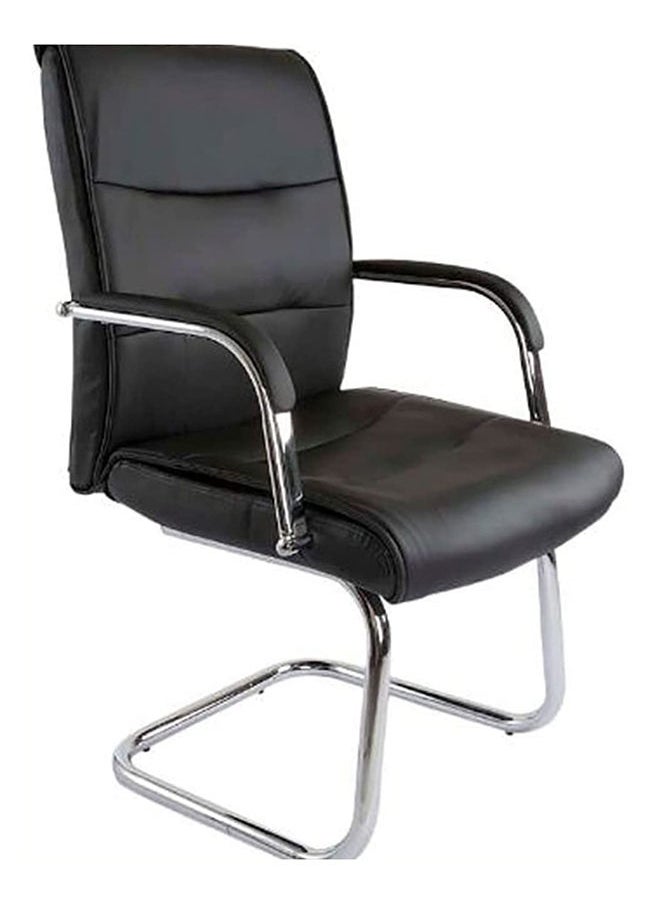 KARNAK Modern Design PU Leather Visitor Chair With Steel Metal Frame Waiting Room Chair For Home Office And Hospital  - Image 1