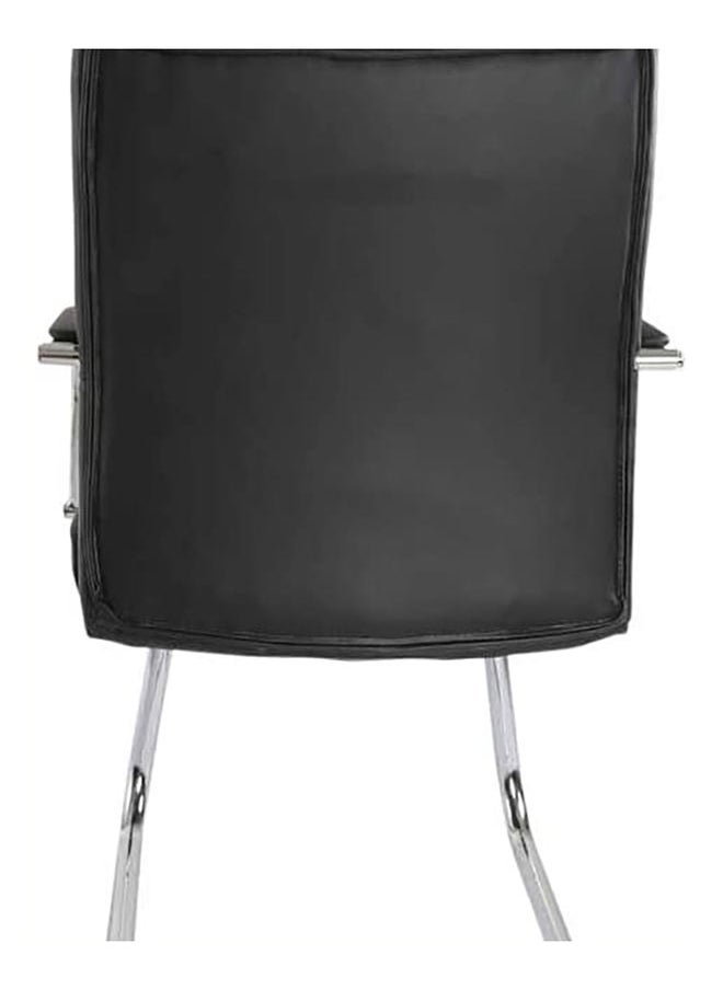KARNAK Modern Design PU Leather Visitor Chair With Steel Metal Frame Waiting Room Chair For Home Office And Hospital  - Image 4