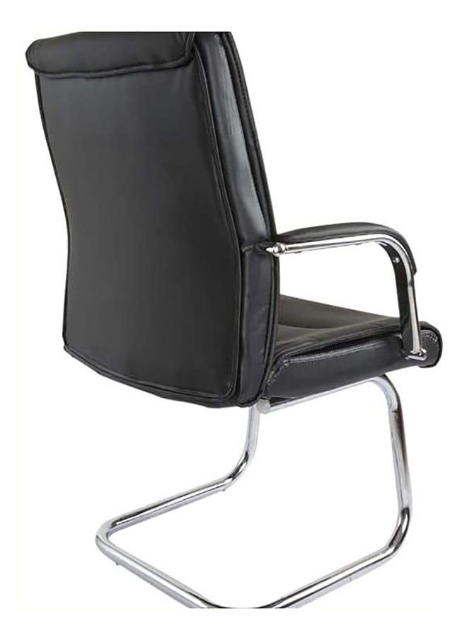 KARNAK Modern Design PU Leather Visitor Chair With Steel Metal Frame Waiting Room Chair For Home Office And Hospital  - Image 3