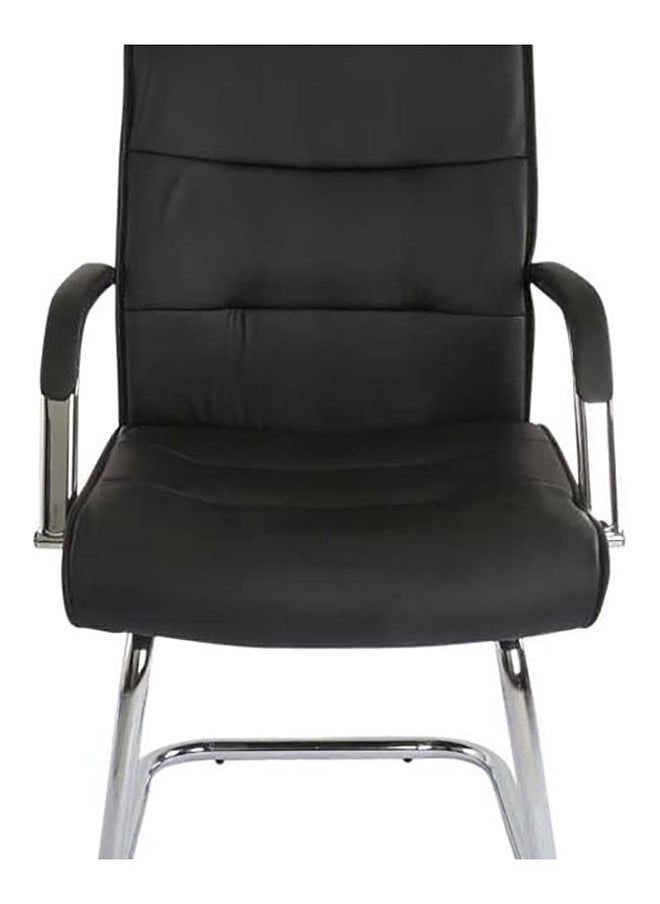 KARNAK Modern Design PU Leather Visitor Chair With Steel Metal Frame Waiting Room Chair For Home Office And Hospital  - Image 2