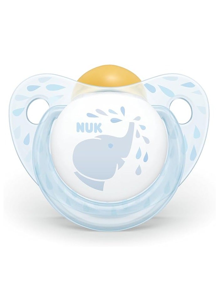 NUK Rose u0026 Blue Baby Latex Soothers 6-18 Months 2 Count - Image 4