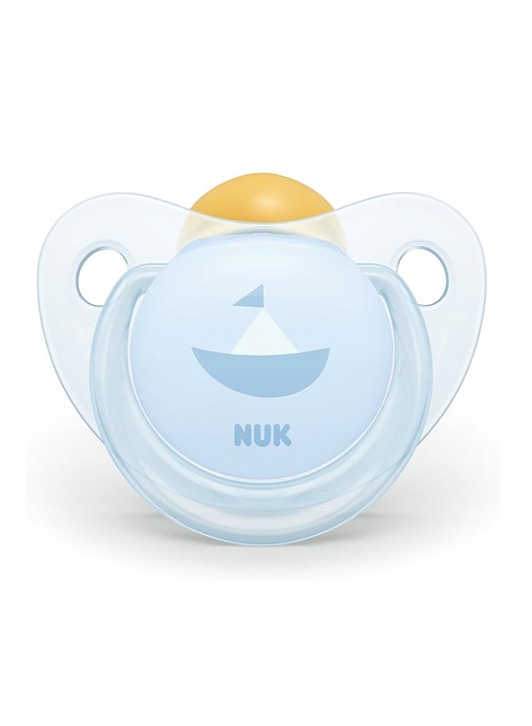 NUK Rose u0026 Blue Baby Latex Soothers 6-18 Months 2 Count - Image 3
