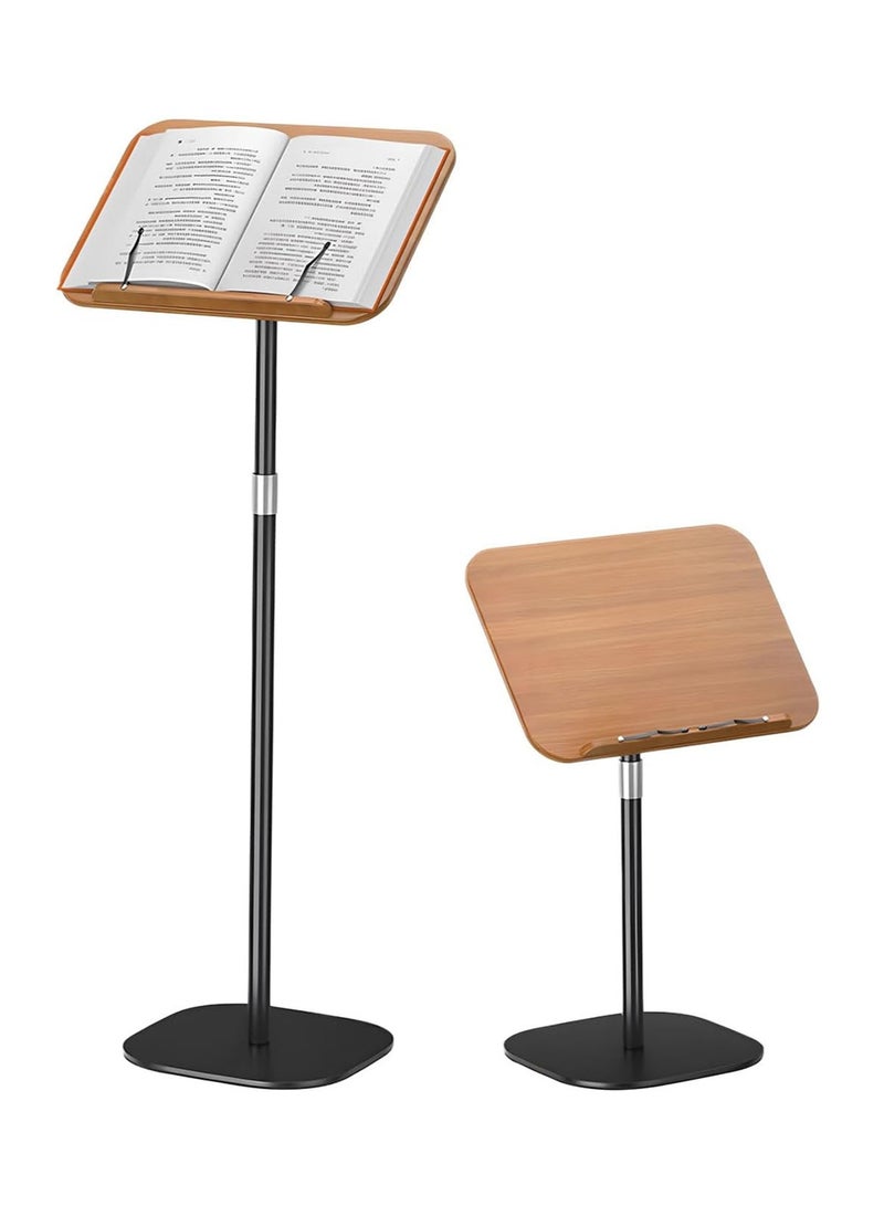 MarlaMall Portable Laptop Floor Stand, Bedside/Sofa Table with Height Adjustable 19.6-67'', Stylish Movable Workstation Floor Standing Desk for Office, Meeting Room, Living Room - Image 1