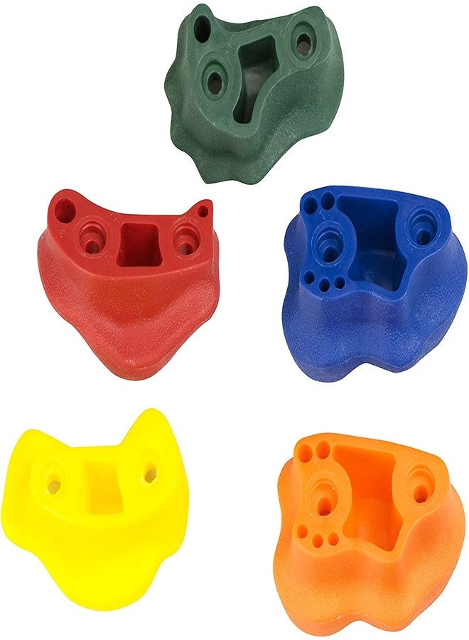 Squirrel Products 20 Large Kids Rock Climbing Holds - with Mounting Hardware for up to 1" Installation - Image 2
