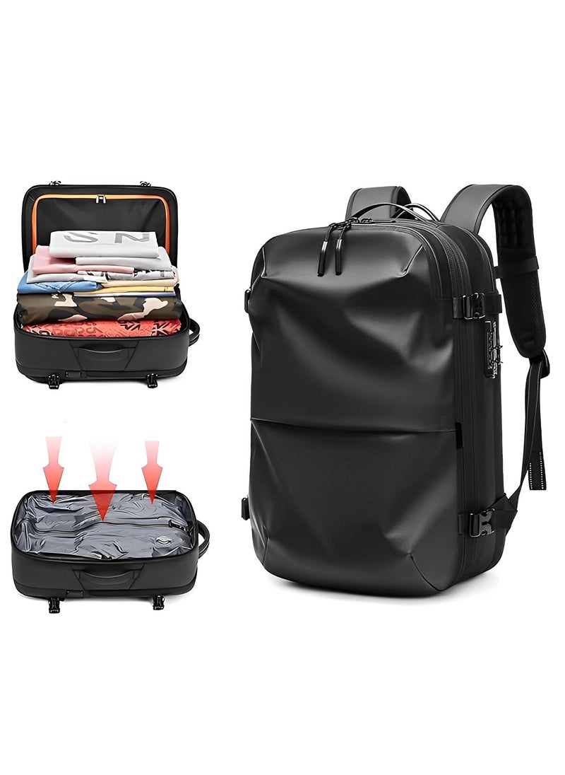 Skycare - Skycare 60L Business Travel Waterproof Backpack, Multi-functional Large Capacity Expandable Computer Bag for Handheld or Shoulder Carry - Image 1