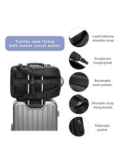 Skycare Skycare 60L Business Travel Waterproof Backpack, Multi-functional Large Capacity Expandable Computer Bag for Handheld or Shoulder Carry  - Image 5