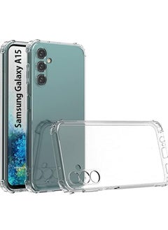 MIGOFAST Samsung Galaxy A15 5G Clear Cover Case soft TPU Transparent Silicone Rubber Back Protective Case shock Absorbent Reinforced Corner  - Image 1