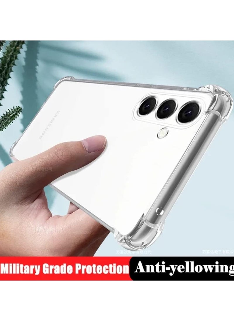 MIGOFAST - Samsung Galaxy A15 5G Clear Cover Case soft TPU Transparent Silicone Rubber Back Protective Case shock Absorbent Reinforced Corner - Image 1