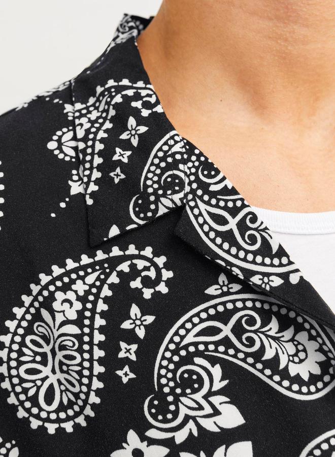 JACK & JONES Paisley Print Resort Collar Shirt  - Image 2