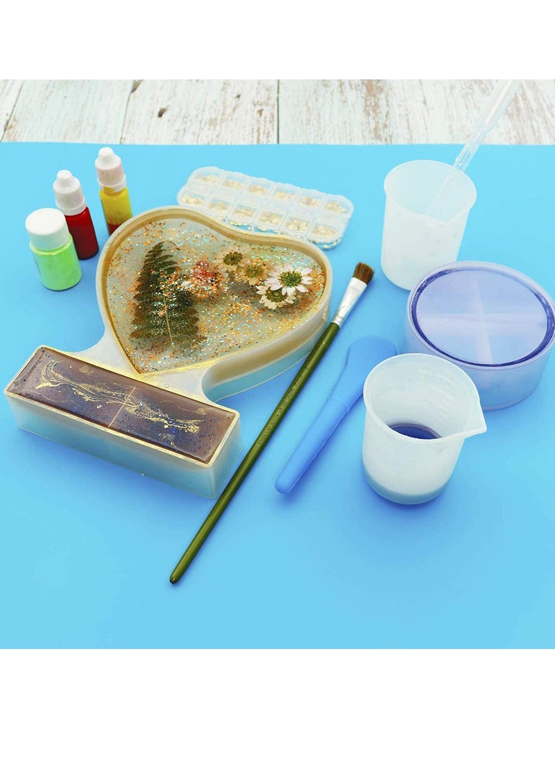 SOLARAE Photo Frame, Epoxy Resin Mold, Large Heart Picture Frame Silicone Molds, Storage Box Silicone Mold Keep Countertop Neat for Home Decoration, DIY Crafts, and Handmade Gifts - Image 5