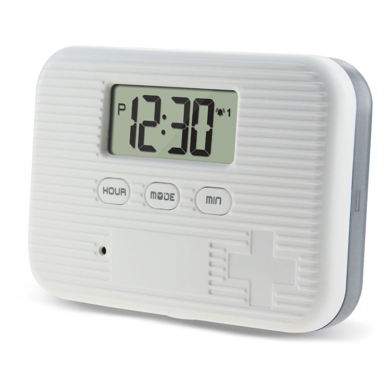 Portable Mini Smart Reminder Six-Compartment Reminder Pill Box Timer - Image 1