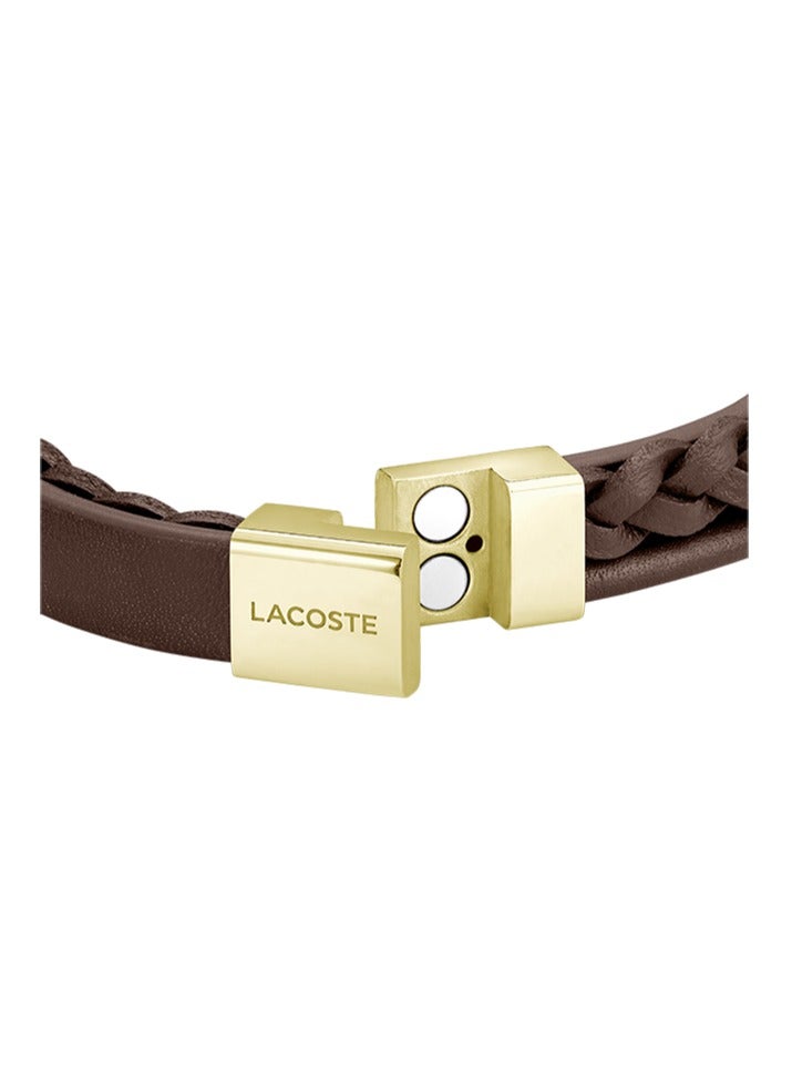 LACOSTE Lacoste Men's Brown Leather Bracelet - 2040317  - Image 2
