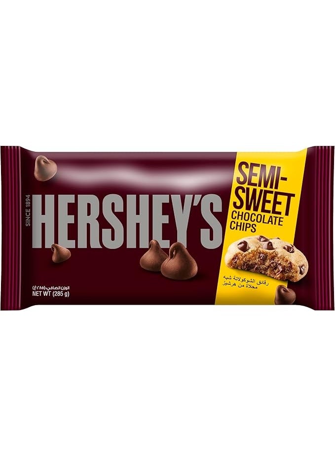 HERSHEY´S Semi-Sweet Chocolate Chips, for Baking All Kinds of Desserts, 285g