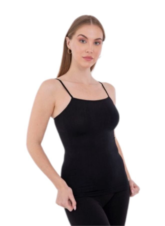 Carina Thin strap t-shirt, stretch lycra 