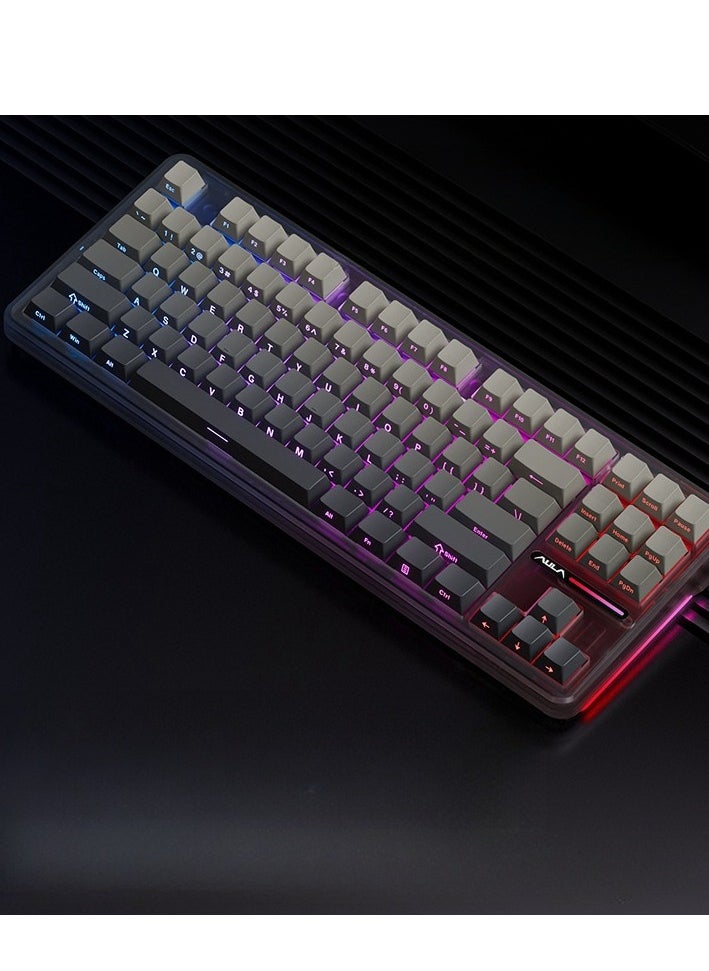 87 Key Mechanical Keyboard - Gasket Structure - Full Key Hot Swappable - RGB Lights - Wireless Bluetooth Connection - Gaming Keyboard And Office Keyboard - pzsku/ZC1D328A1D9EADF8E6EA7Z/45/_/1734577255/54bcee30-01fe-4a9b-9da3-664f76f28890