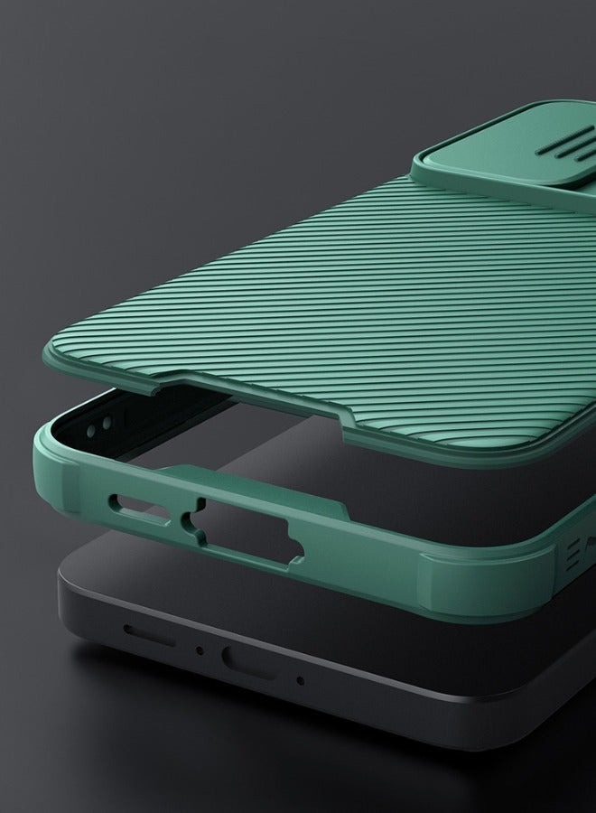 Nillkin Samsung Galaxy A55 Case, Slide Camera Case Design, 360° Full Body Coverage Shockproof Phone Back Cover, Anti-Fall Anti-Scratch Anti-fingerprint Protective Case for Samsung Galaxy A55 5G, Green - Image 3