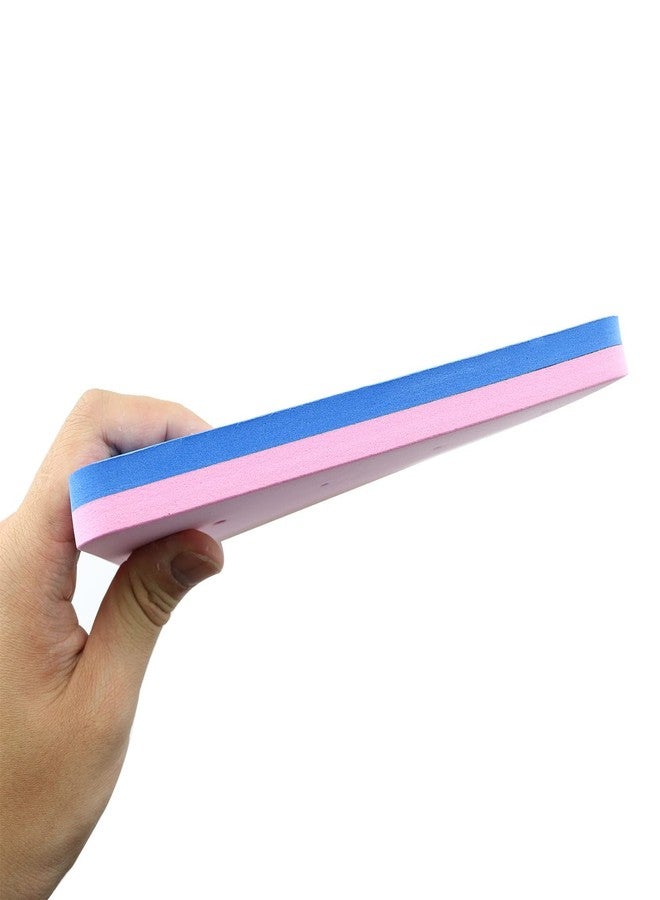 JCBIZ Fondant Foam Pad 5 Holes Sponge Mat Sponge Cake Foam Pad Flower Modelling Gum Paste Fondant Cake Mat Blue and Pink - Image 4