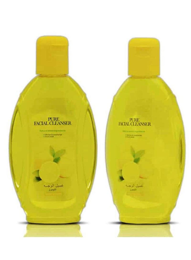 جيليز غسيل ومنظف الوجه بالليمون