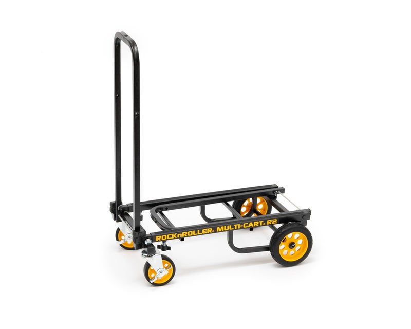 Rock-N-Roller R2RT (Micro) 8-in-1 Folding Multi-Cart/Hand Truck/Dolly/Platform Cart/26" to 39" Telescoping Frame/350 lbs. Load Capacity, Black - Image 3