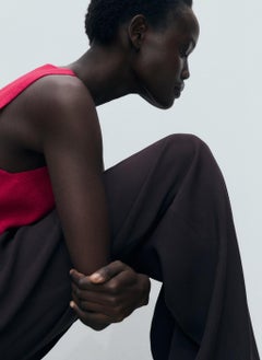 MANGO Fine Ribbed Knit Top  - Image 4