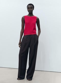 MANGO Fine Ribbed Knit Top  - Image 5