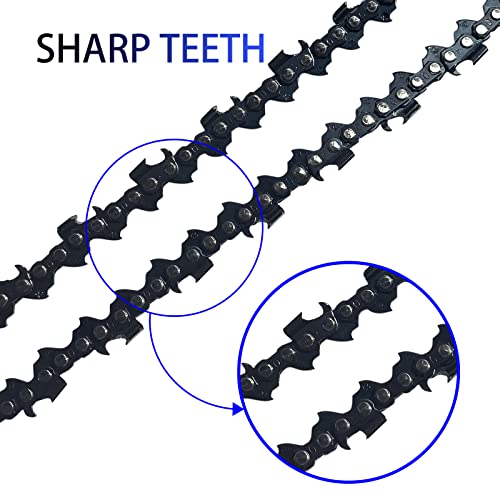 Opuladuo 6 Inch Chainsaw Chain, Replacement Chain for BLACK+DECKER Alligator Lopper LLP120, LLP120B, LP1000, NLP1800 Chain Saw - Image 2
