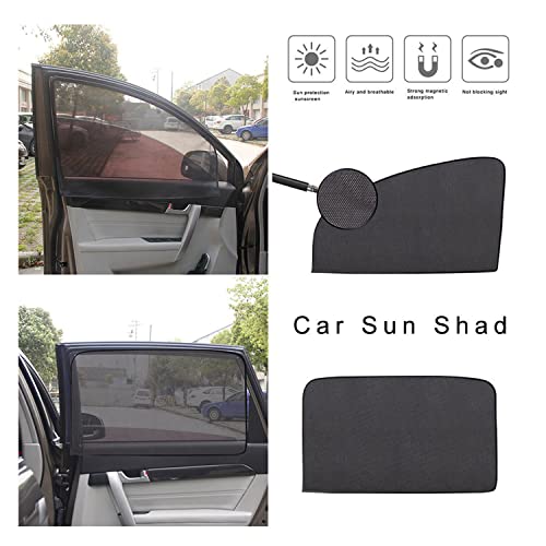 Auto Pearl Black Z Window Plug-in Half Sun Shades Car Curtain Compatible with Ciaz 2014-2017 (Set of 4) - Image 2