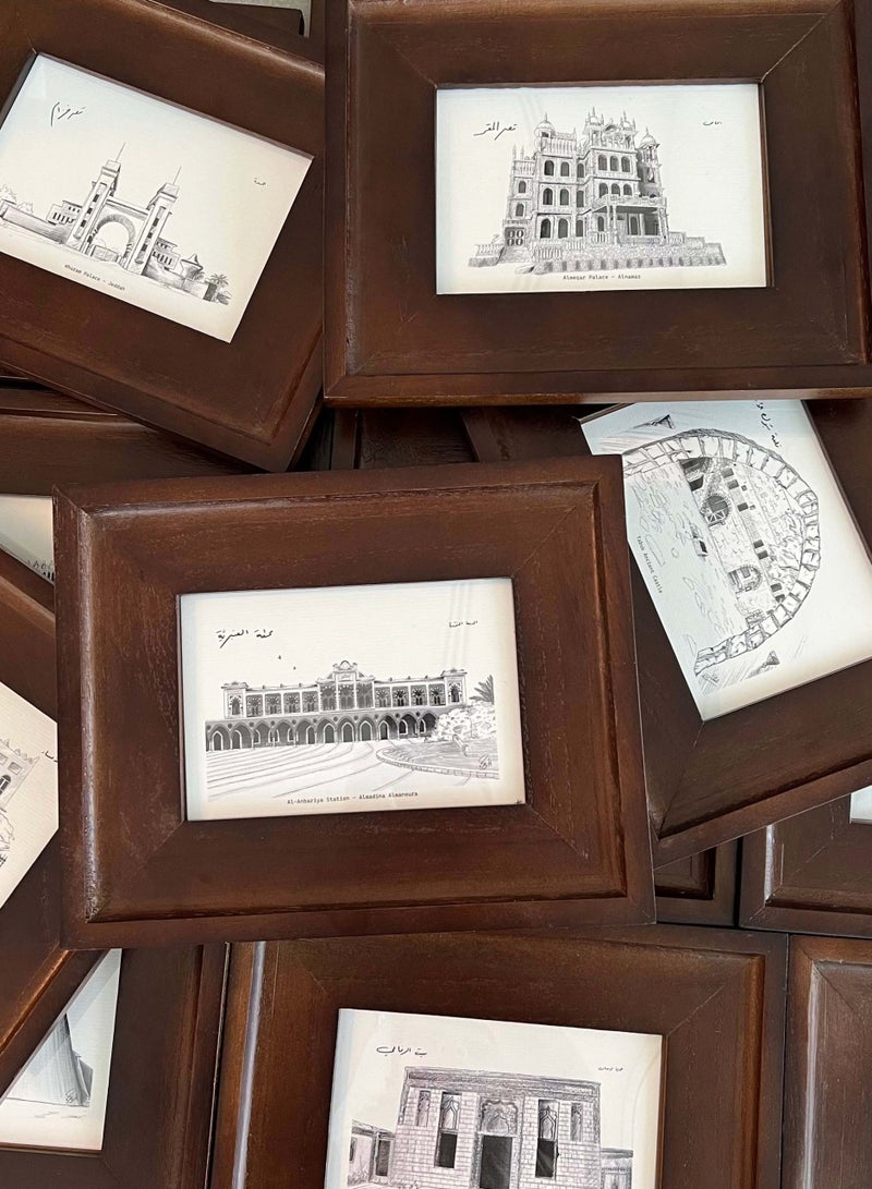 JAL Gift Shop Luxury Frames of Saudi Arabia’s Historic Landmarks – Tabuk Castle - Image 3