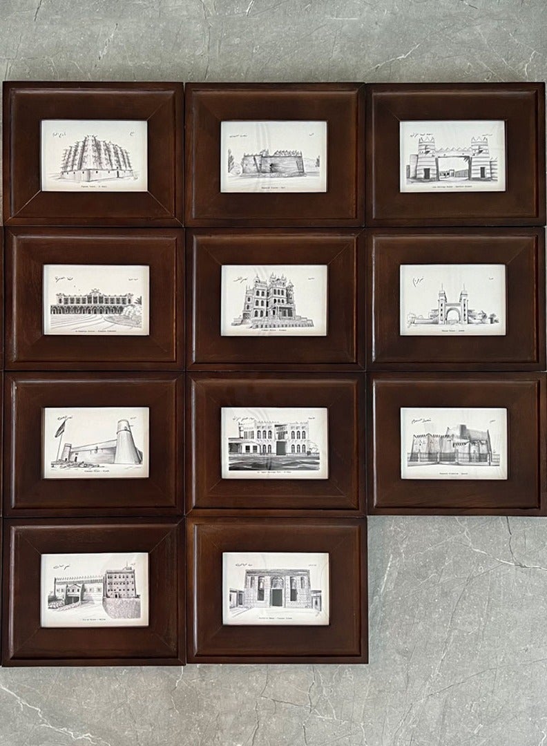 JAL Gift Shop Luxury Frames of Saudi Arabia’s Historic Landmarks – Tabuk Castle - Image 2