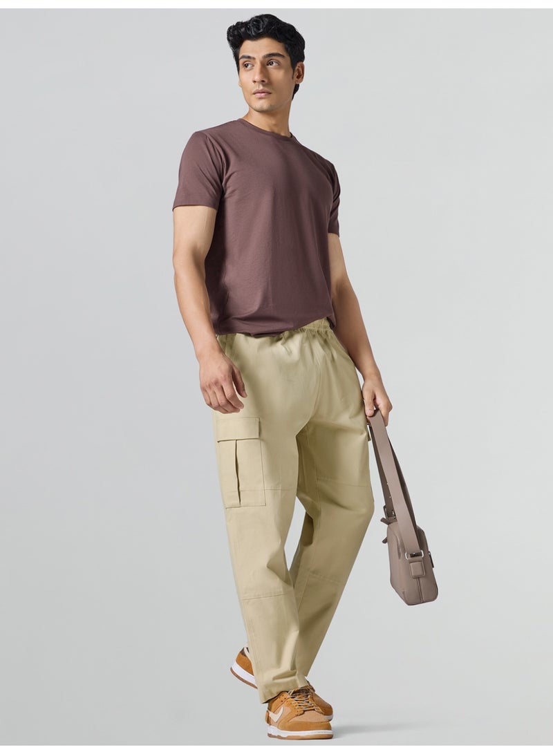 اكس واي اكس اكس بنطال كارغو XYXX روف ريبستوب كارجو | بنطال كارغو سادة مريح للرجال بخمسة جيوب - Image 4