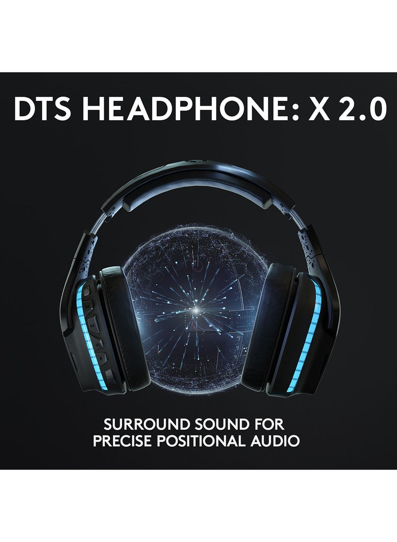 Logitech G635 Wired Gaming RGB Headset, 7.1 Surround Sound, DTS Headphone:X 2.0, 50 mm Pro-G Drivers, USB And 3.5mm Audio Jack, Flip-to-Mute Mic, PC/Mac/Xbox One/PS4/Nintendo Switch - Image 3
