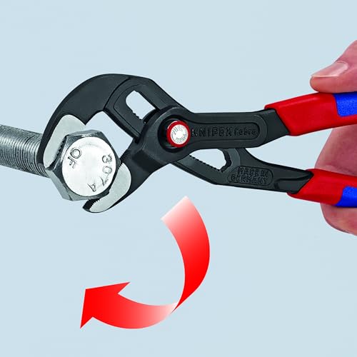 Knipex 87 22 250 10" Cobra QuickSet Hightech Comfort Grip Water Pump Pliers, Multi Component Grips 50mm Capacity, 250mm - Image 2