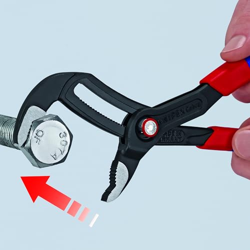 Knipex 87 22 250 10" Cobra QuickSet Hightech Comfort Grip Water Pump Pliers, Multi Component Grips 50mm Capacity, 250mm - Image 3