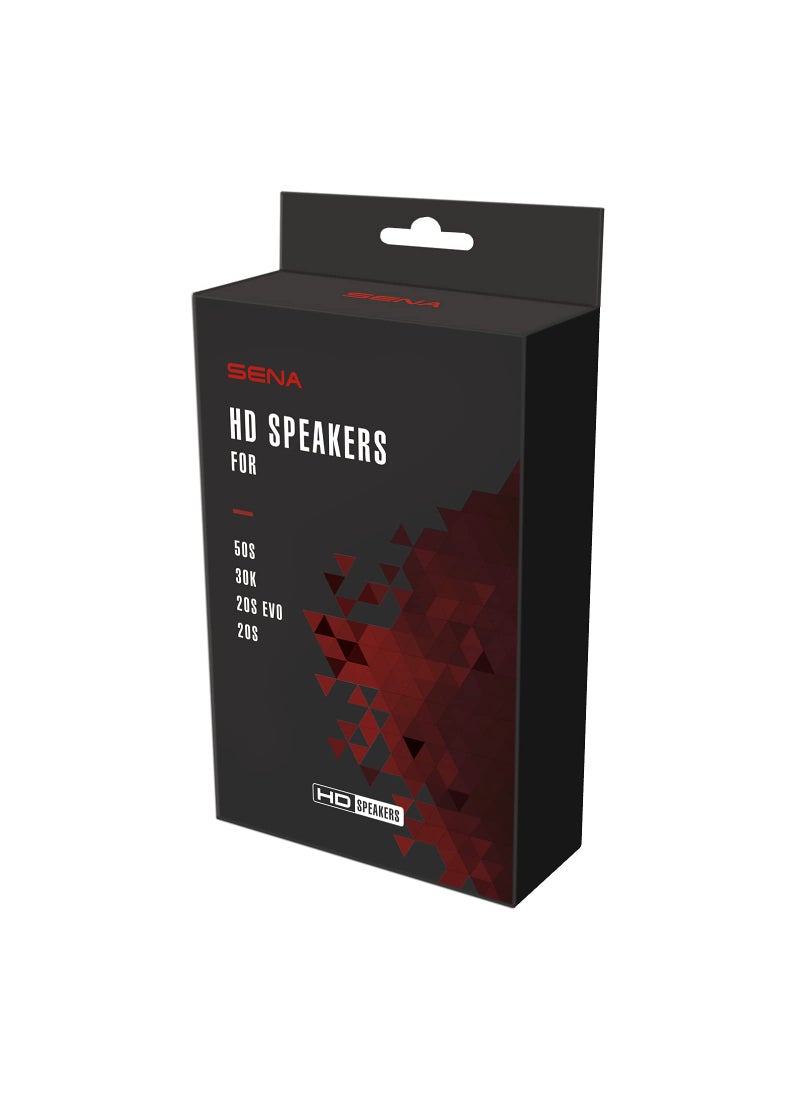 Sena Sena - SC-A0325 High Definition Speakers, Improved Bass and Clarity | Fits 20S EVO and 30K | Upgraded (Black, One Size)  - Image 1