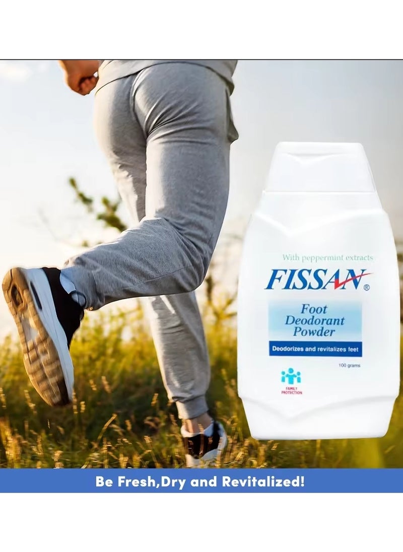 fissan Visan Foot Deodorant Powder, 50g, Refreshing  - Image 4